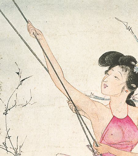 廉江-胡也佛的仕女画和最知名的金瓶梅秘戏图